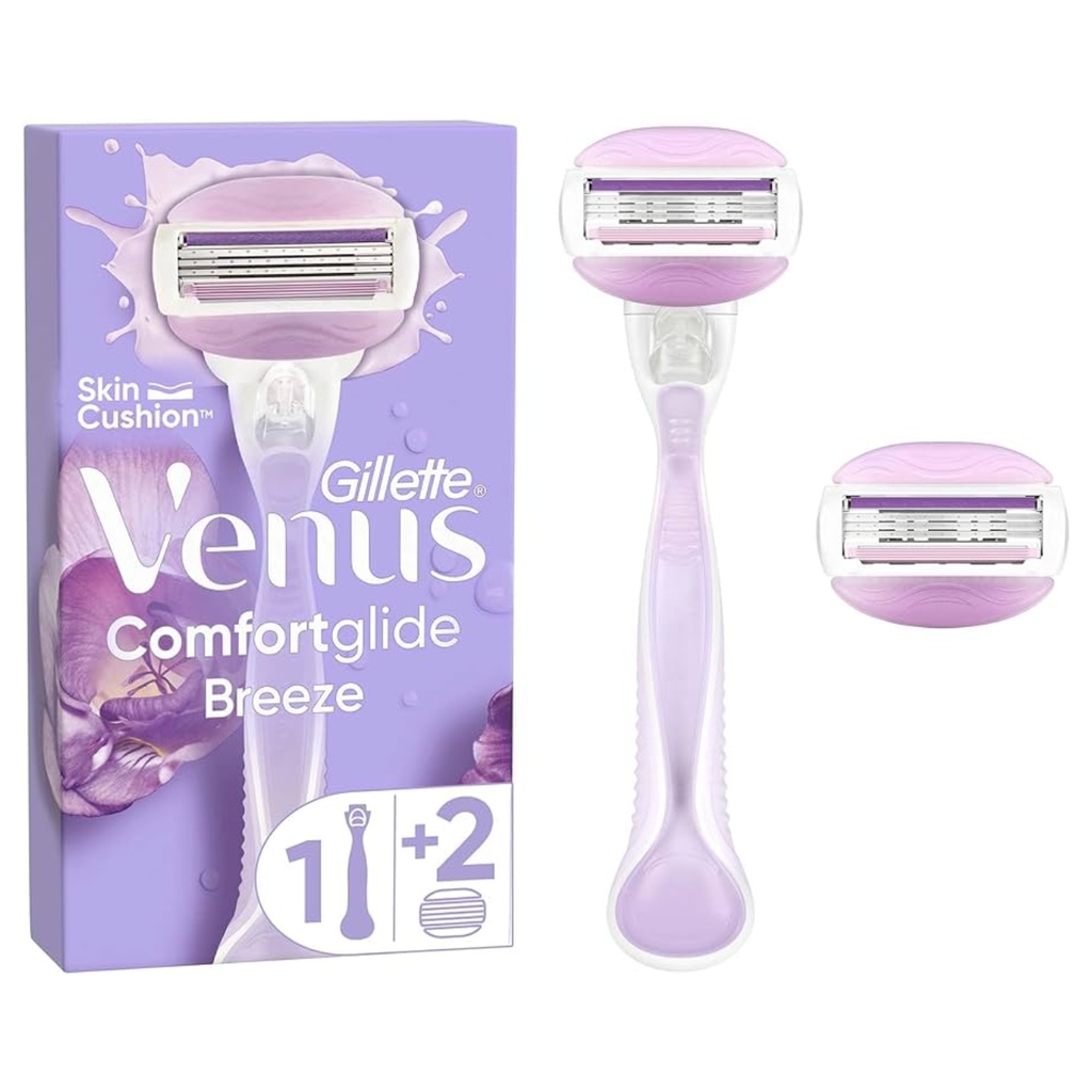 * Gillette Venus Comfortglide Breeze Razor + 2 Refills