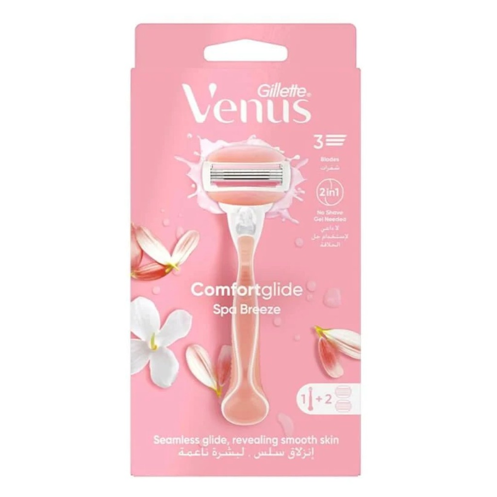* Gillette Venus Comfortglide Spa Breeze + 2 Refills