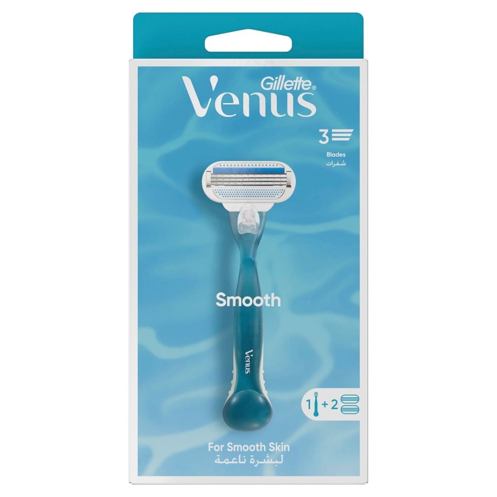 * Gillette Venus Smooth Regular Razor + 2 Refills