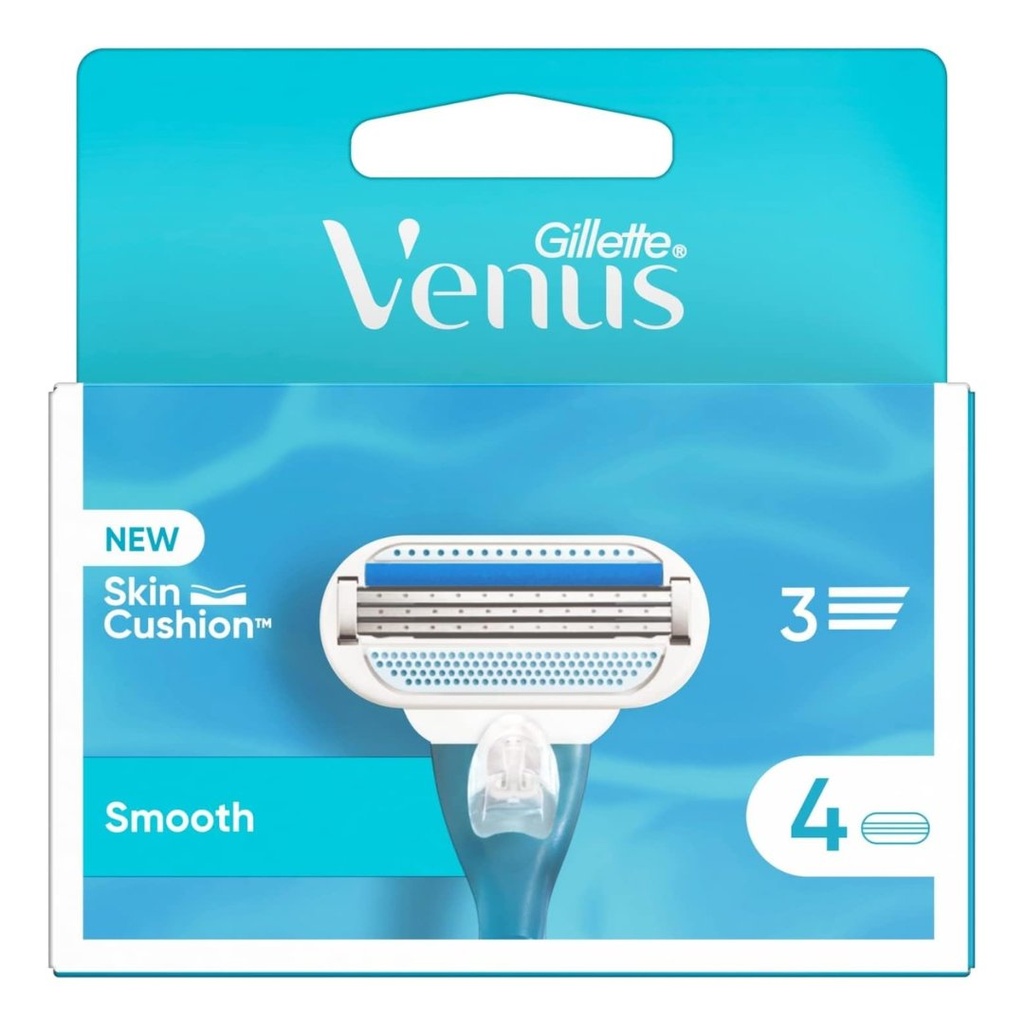 * Gillette Venus Smooth Regular Refills, 4's