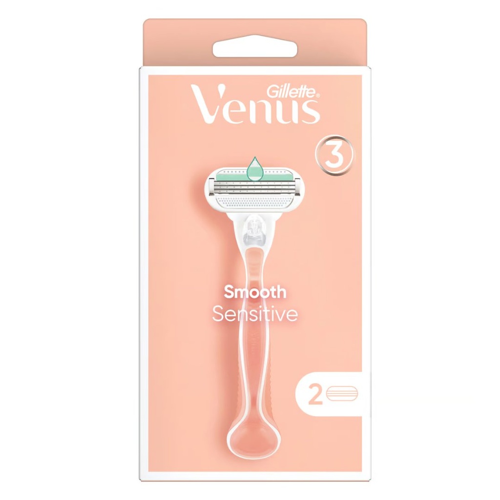* Gillette Venus Smooth Sensitive Razor + 2 Refills