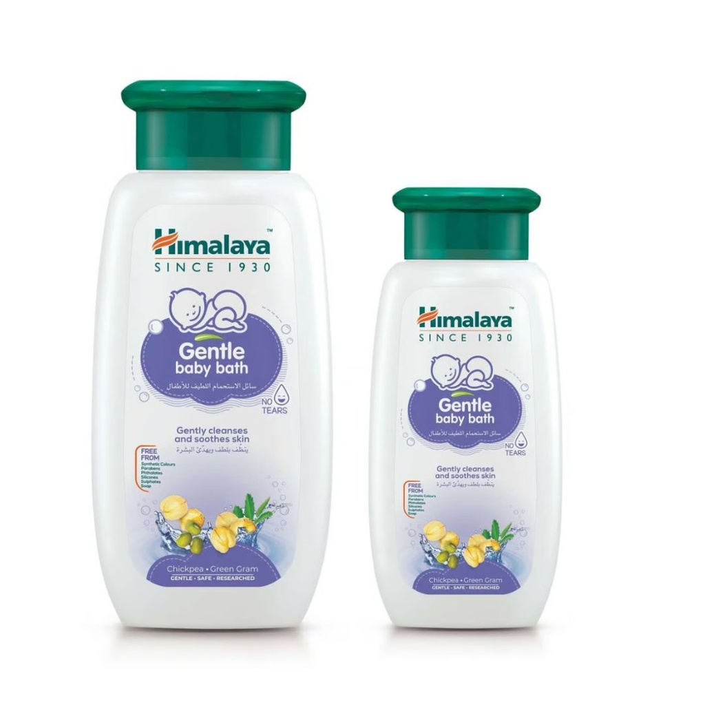 * Himalaya Gentle Baby Bath, 400+200ml Free