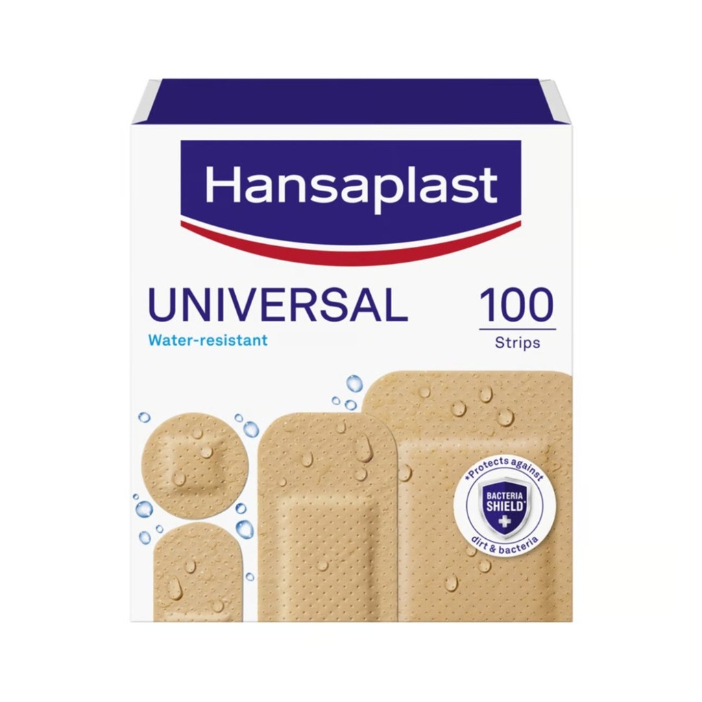 * Hansaplast Universal Assorted Strips, 100's