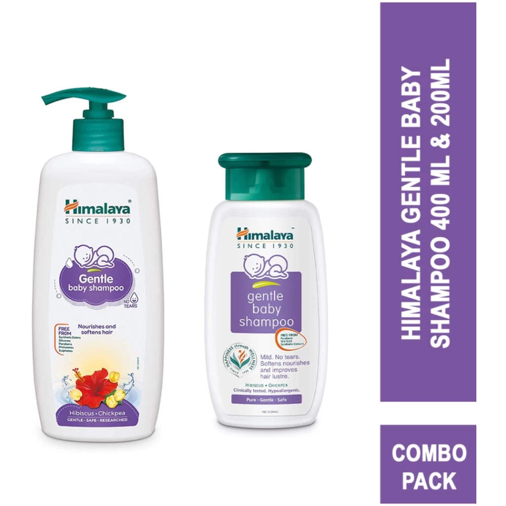 * Himalaya Gentle Baby Shampoo, 400ml + 200ml - Combo Pack