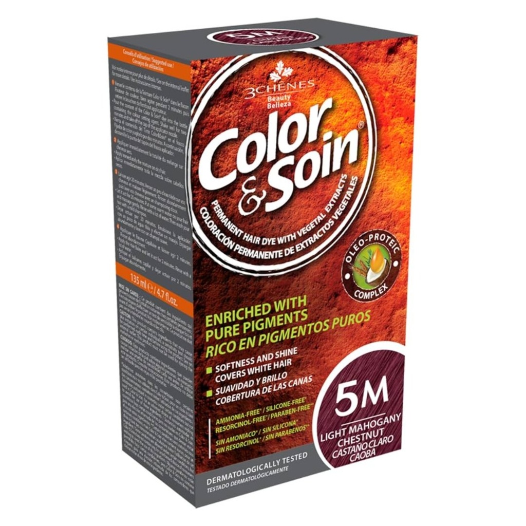 * Hair Color & Soin Light Mahogany Chestnut - 5M