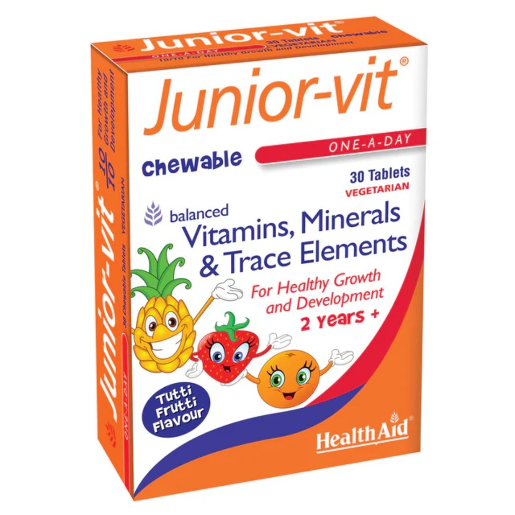 * HealthAid Junior-Vit Chewable Tablets, 30's