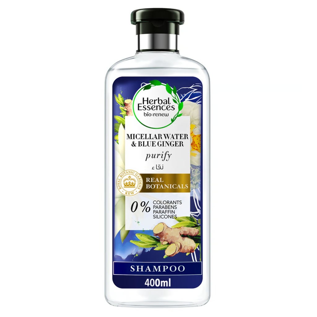 * Herbal Essence Blue Ginger & Micellar Water Shampoo, 400ml