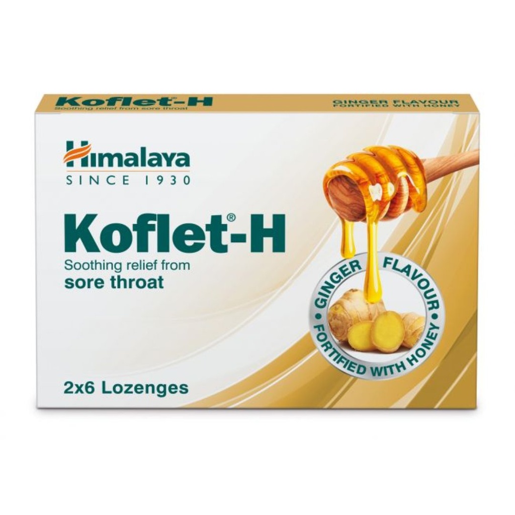* Himalaya Koflet-H Ginger Lozenges, 12's