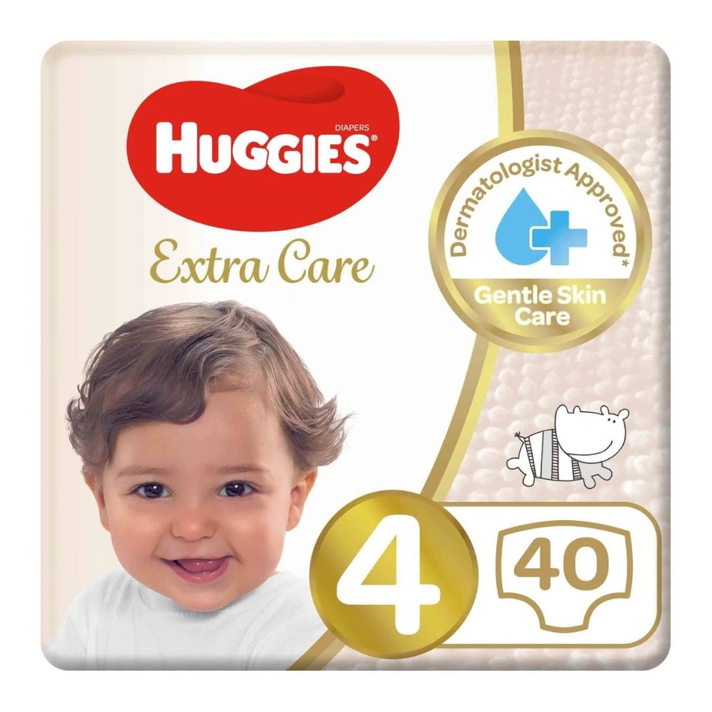 * Huggies Extra Care Diapers Size 4, 40's