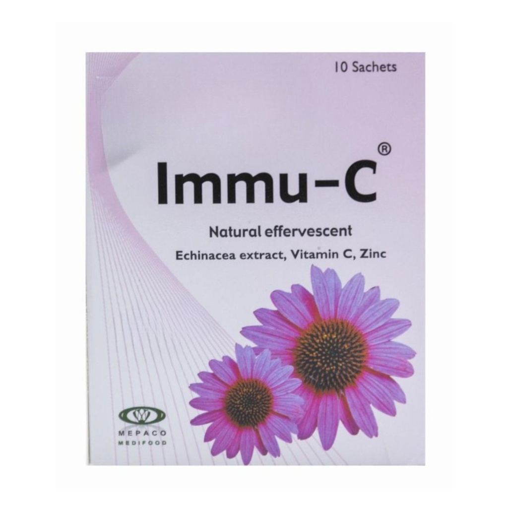 * Immu-C Effervescent Vitamin C & Zinc Sachet, 10's