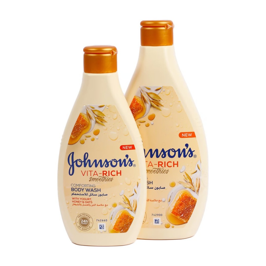 * Johnson's Vita-Rich Smoothies Comforting Body Wash, (400ml +250ml) Free
