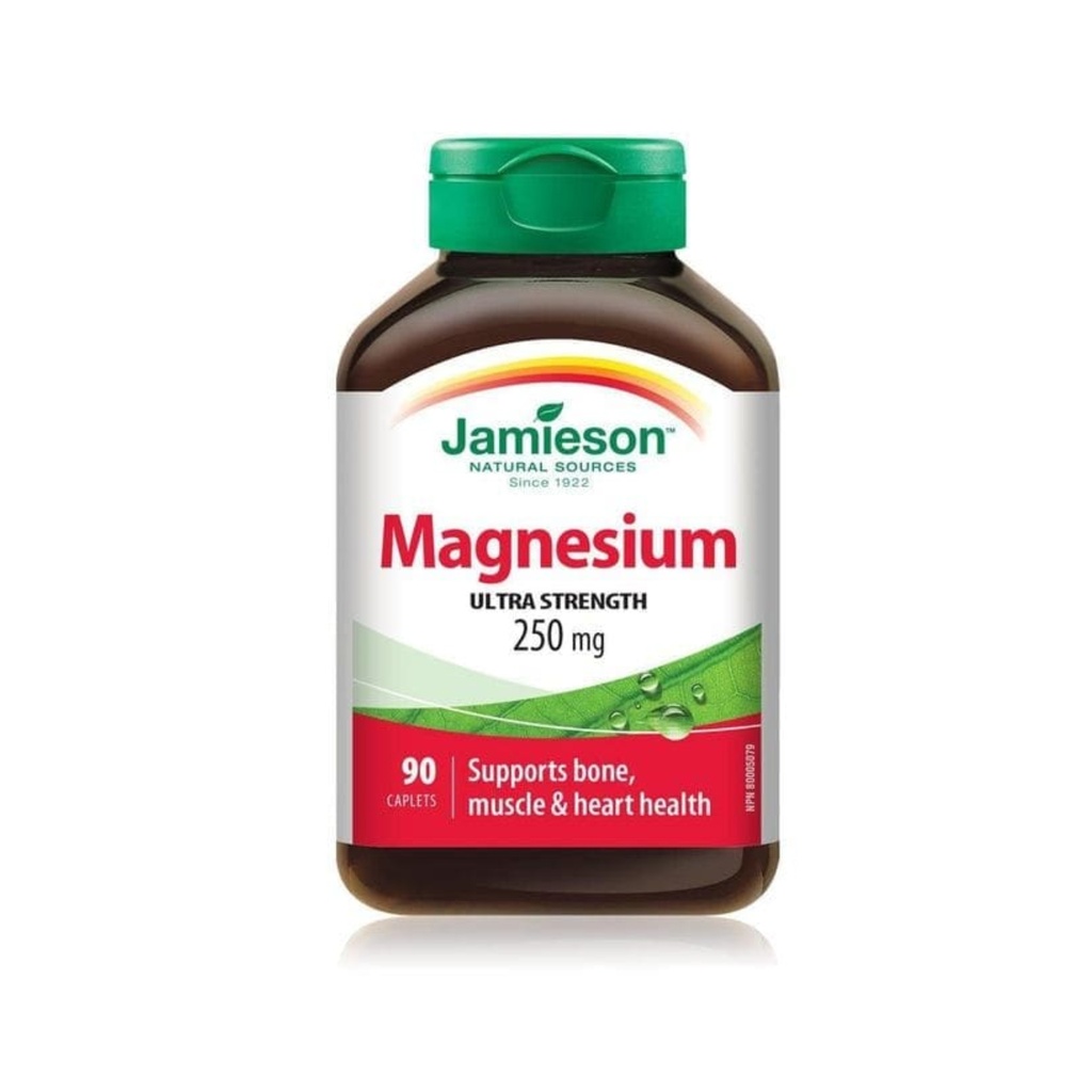 * Jamieson Ultra Magnesium 250mg Cablets, 90's