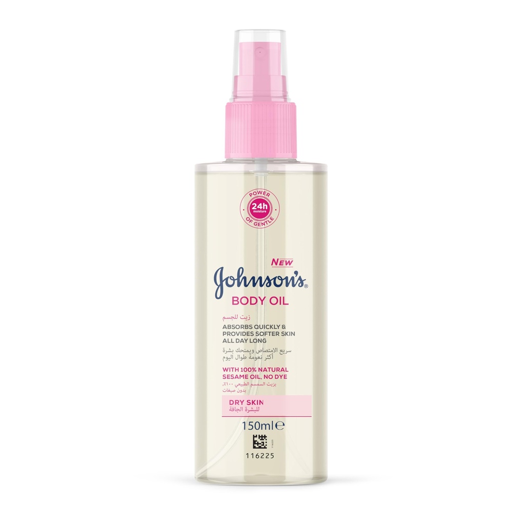 * Johnson's 24 Hour Moisture Body Oil Spray, 150ml