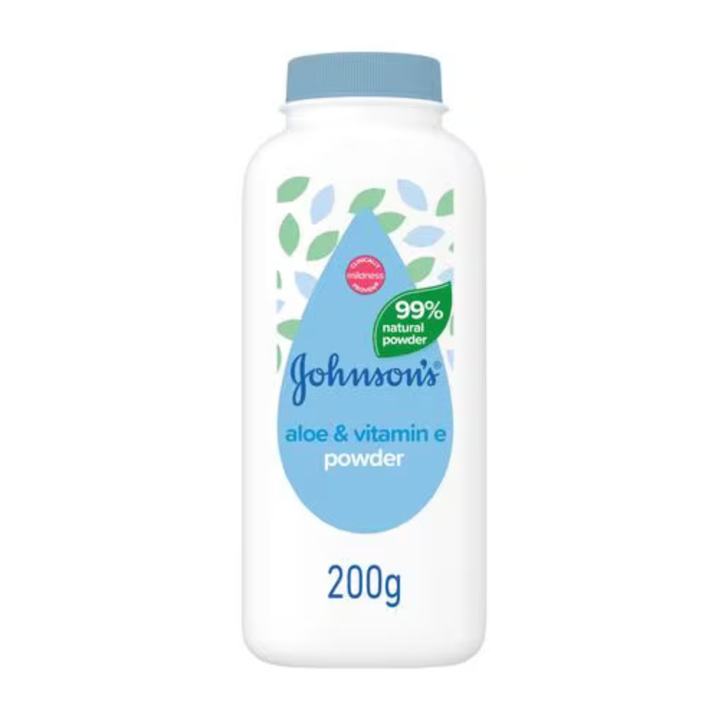 * Johnson's Baby Aloe & Vitamin E Powder, 200g