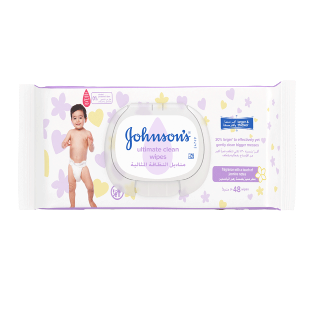 * Johnson's Baby Wipes Ultimate Clean, 48's
