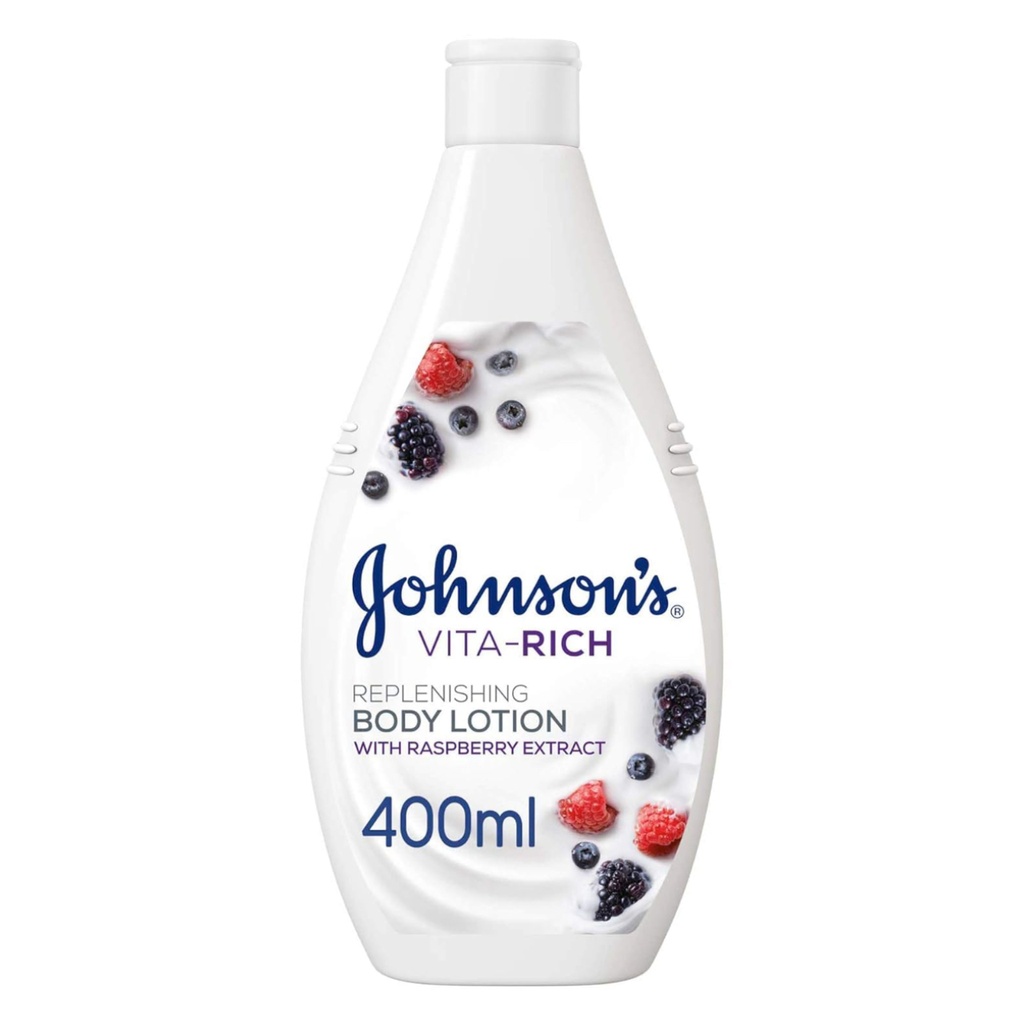 * Johnson's Vita-Rich Replenishing Body Lotion with Raspberry, 400ml