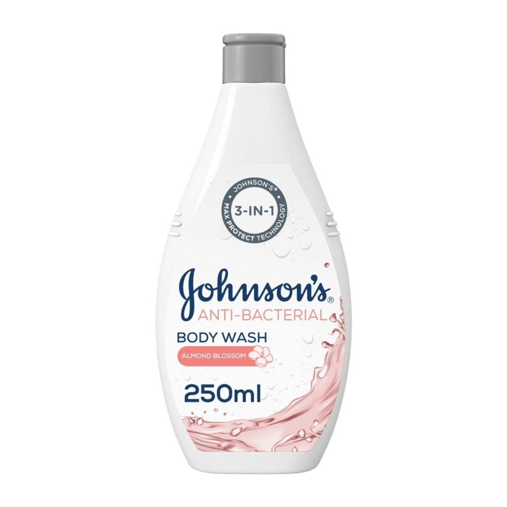 * Johnson's Anti-Bacterial Almond Blossom Body Wash, 250ml
