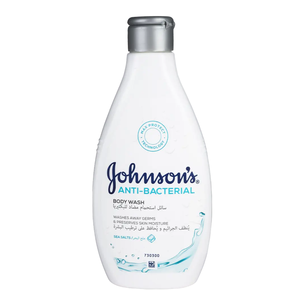 * Johnson's Anti-Bacterial Sea Salt Body Wash, 250ml