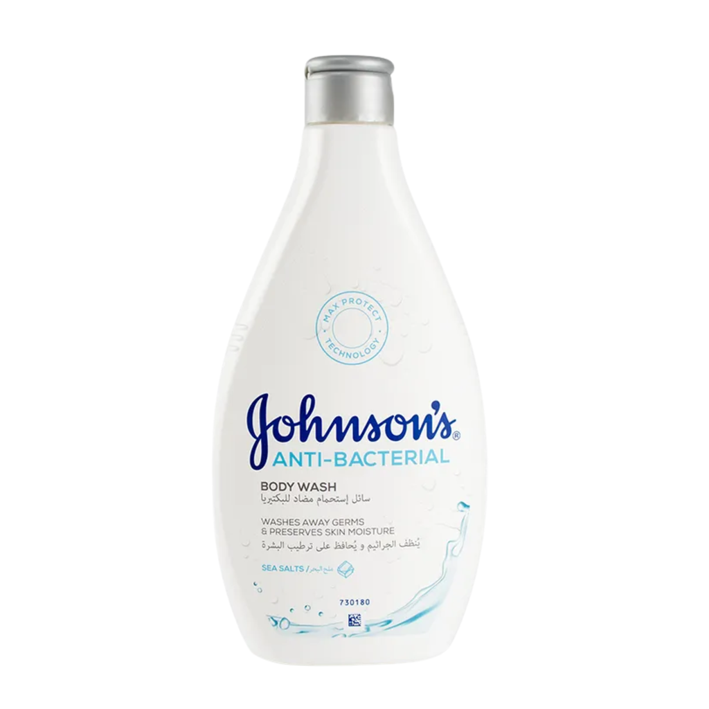 * Johnson's Anti-Bacterial Sea Salt Body Wash, 400ml