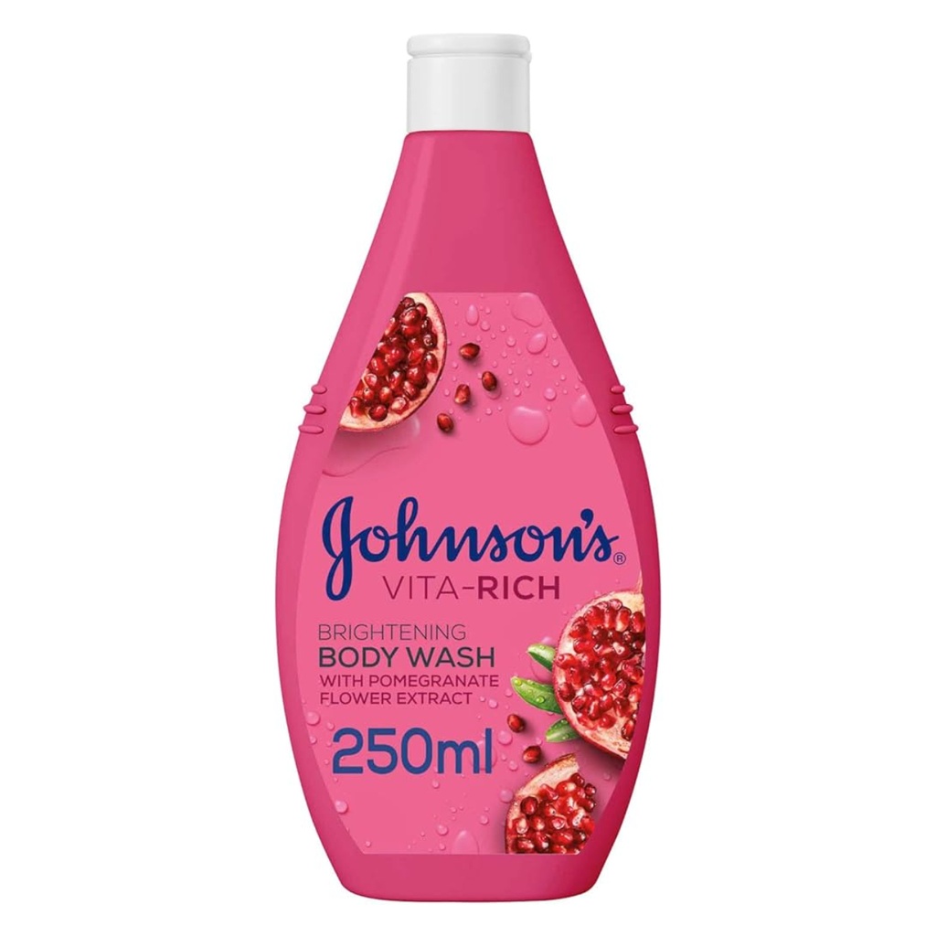 * Johnson's Vita-Rich Brightening Body Wash with Pomegranate, 250ml