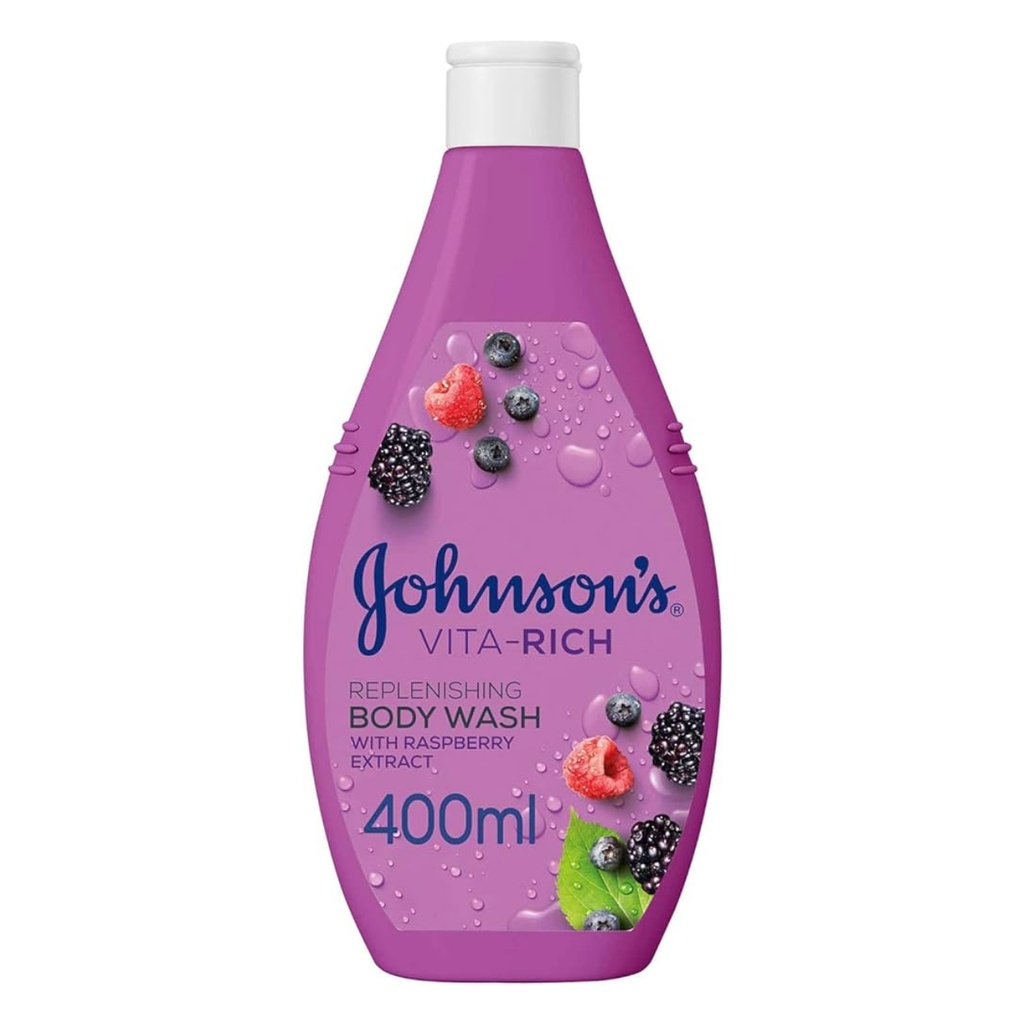 * Johnson's Vita-Rich Raspberry Body Wash, 400ml