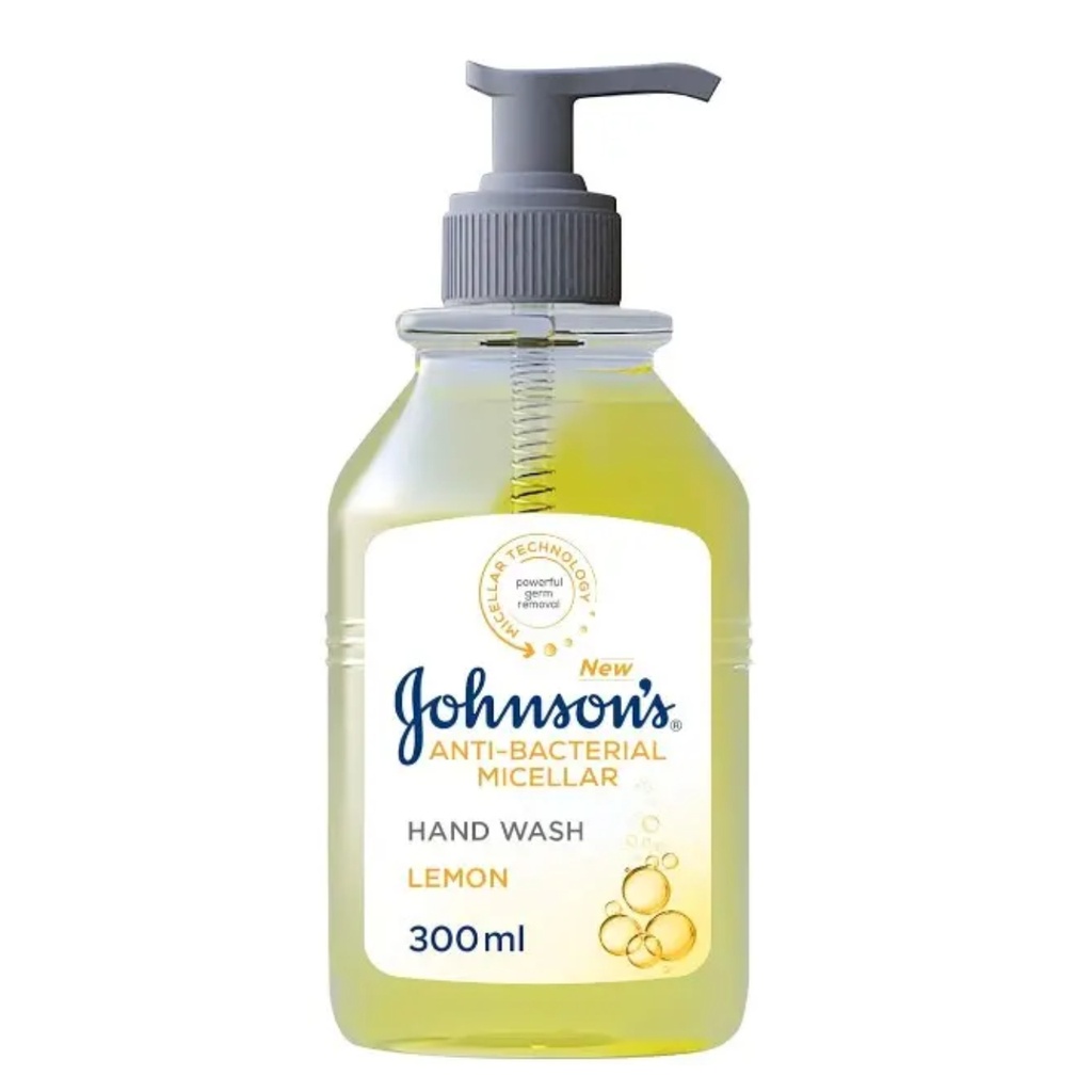 Johnson's Anti-Bacterial Lemon Handwash, 300ml