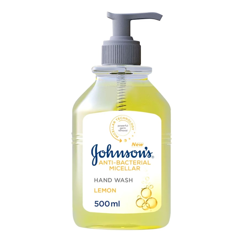 Johnson's Anti-Bacterial Lemon Handwash, 500ml