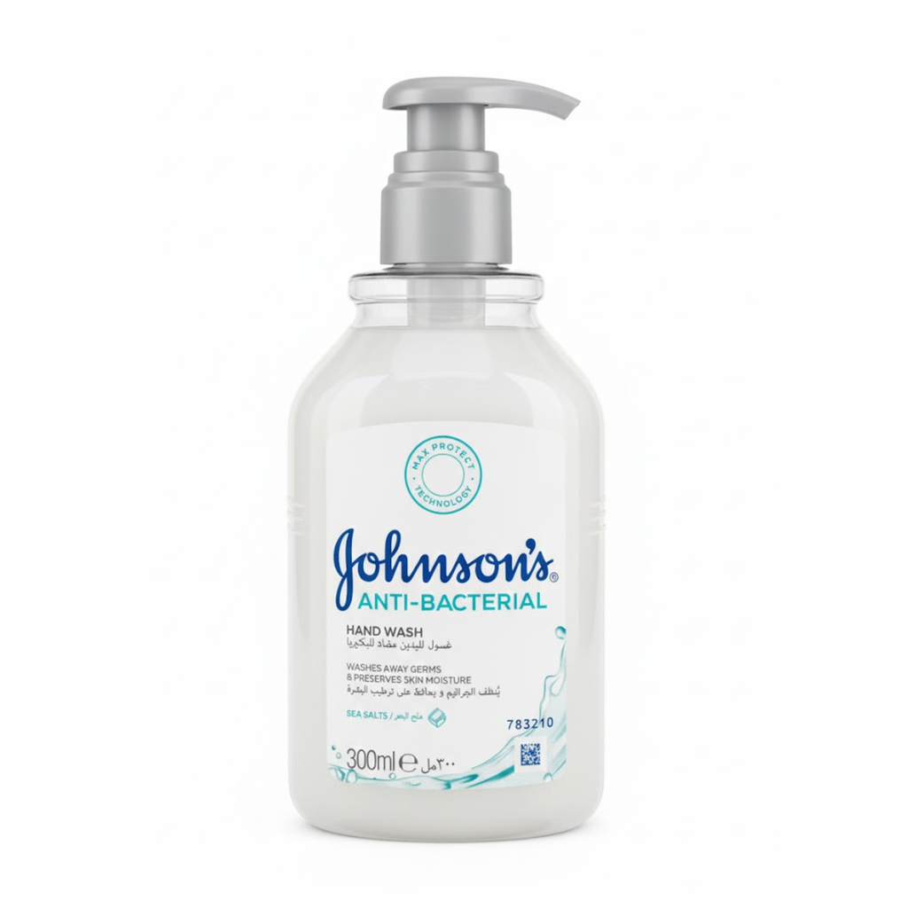 * Johnson's Anti-Bacterial Sea Salt Handwash, 300ml