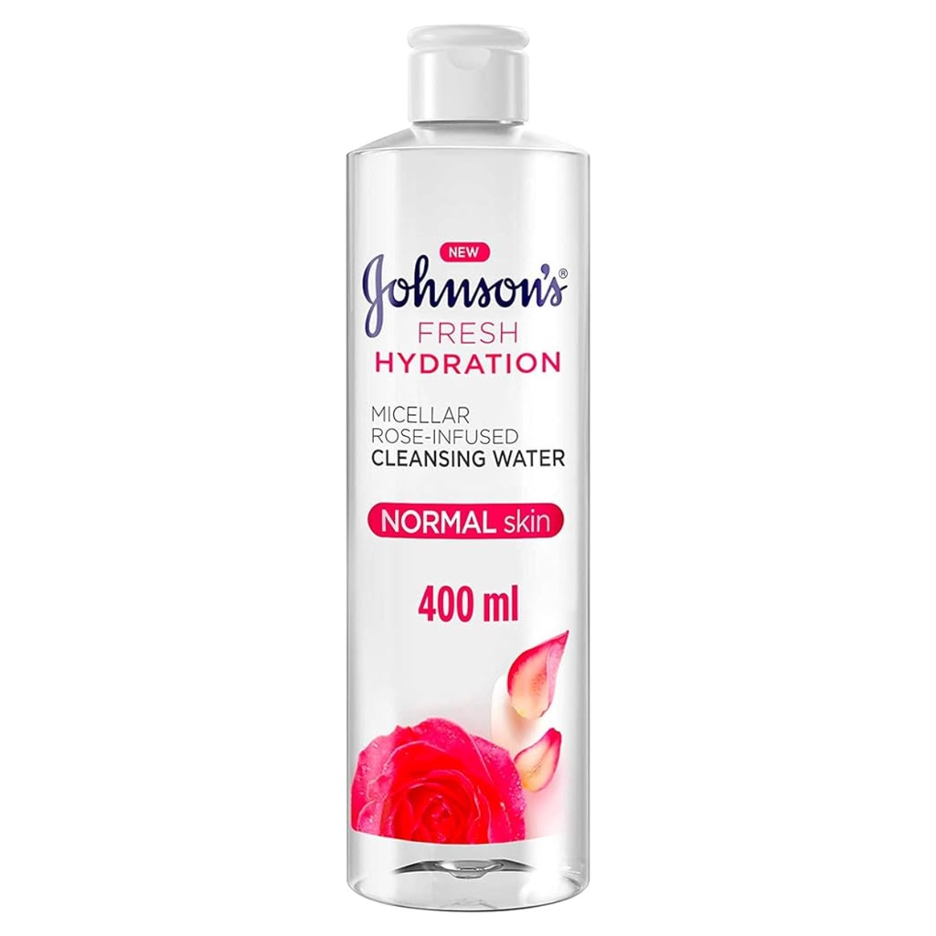 * Johnson's Fresh Hydration Micellar Rose Cleansing Water, 400ml