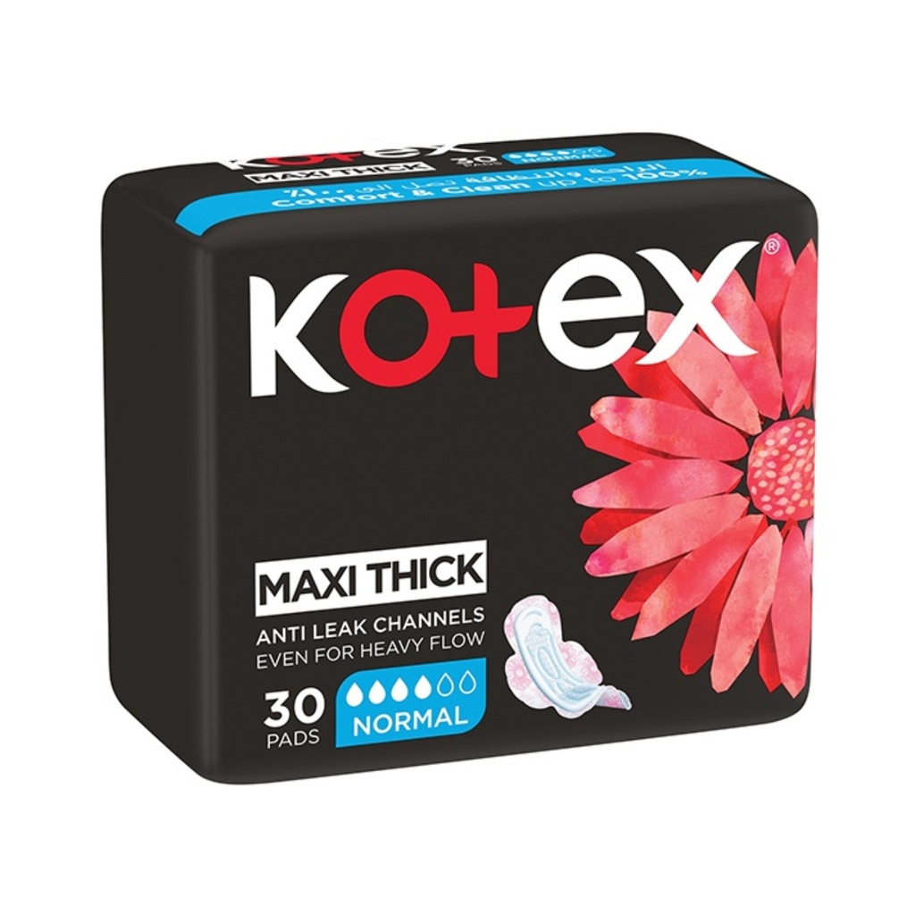 * Kotex Maxi Normal Wings, 30's