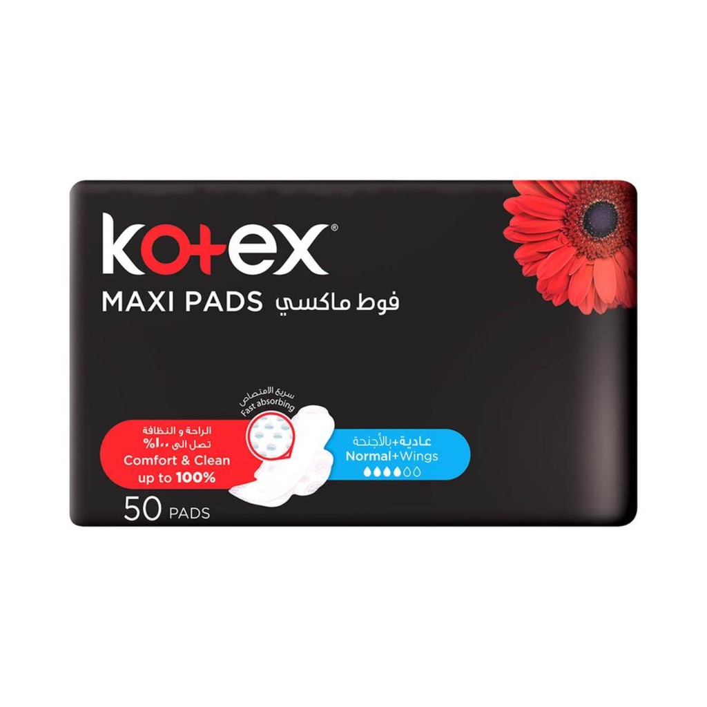* Kotex Maxi Normal Wings Coco, 50's