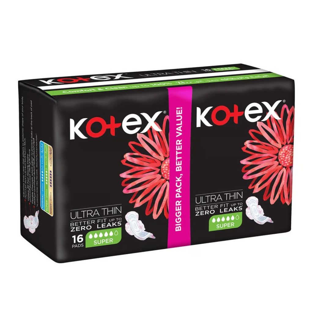 * Kotex Ultrathin Coco Super+ Wings, 16's