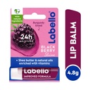 * Labello 24h Moisturiser Blackberry Lip Balm, 4.8g