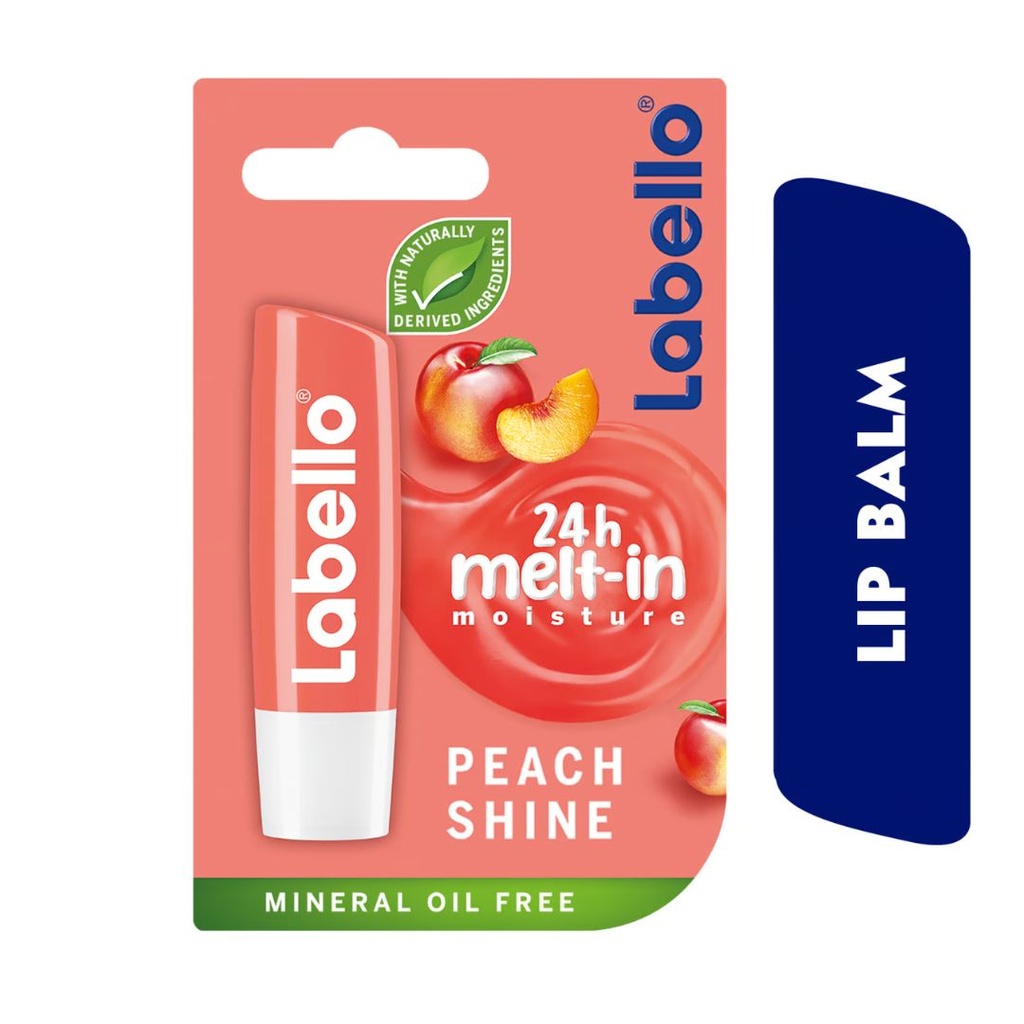 * Labello 24h Melt in Peach Shine Lip Balm, 4.8g
