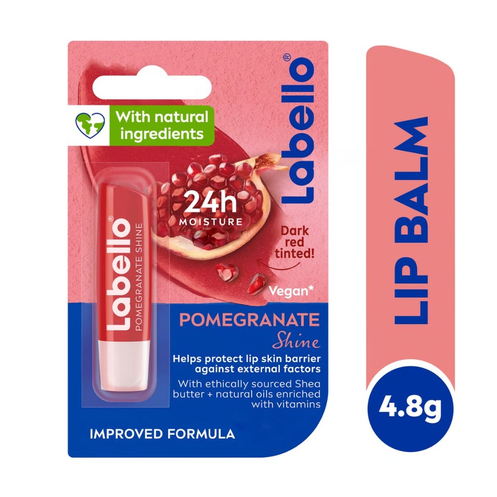 * Labello 24h Pomegranate Lip Balm, 4.8g
