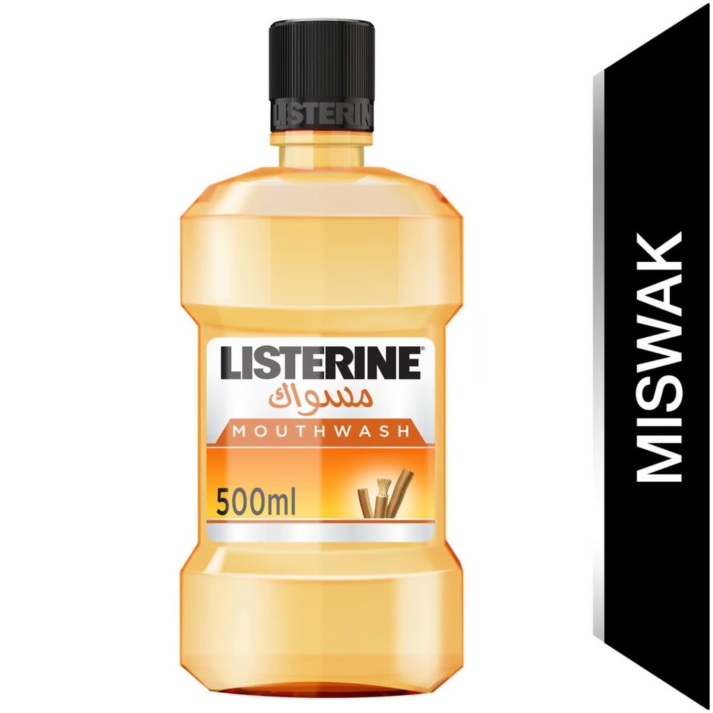 * Listerine Miswak Mouthwash, 500ml