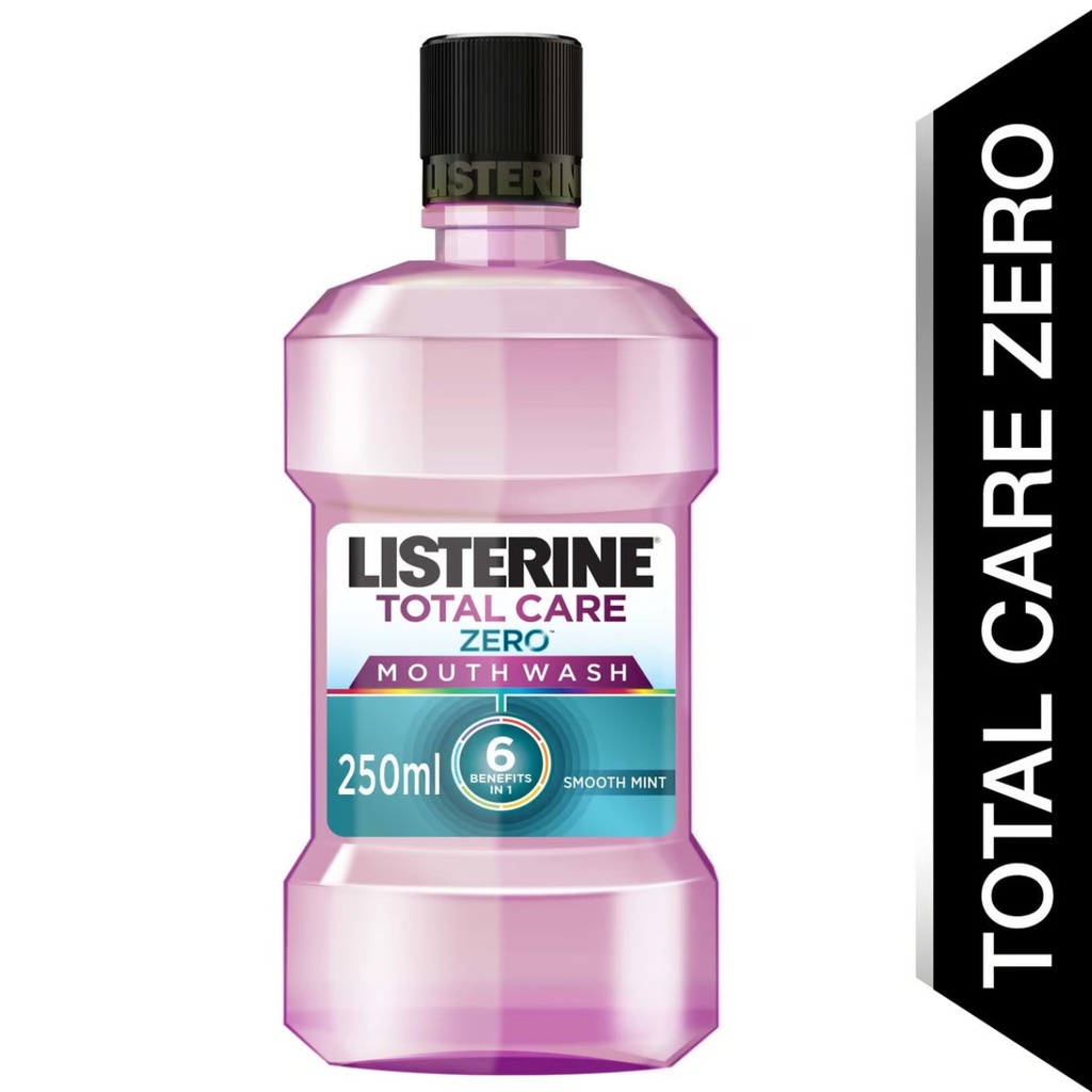 * Listerine Total Care Zero Smooth Mint Mouthwash, 250ml