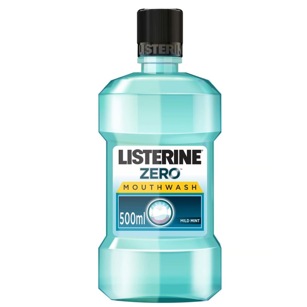 * Listerine Zero Mild Mint Mouthwash, 500ml