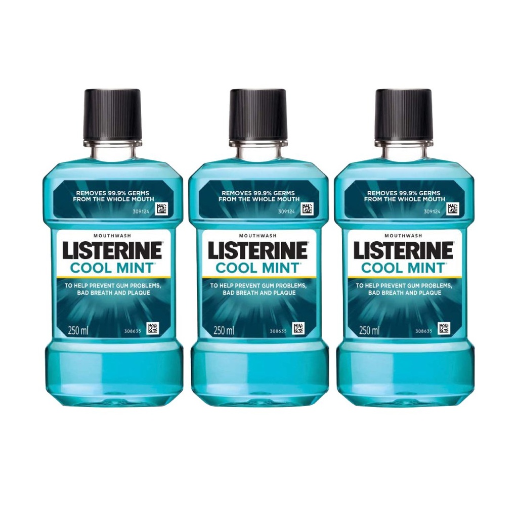 * Listerine Zero Mouthwash, 250ml - (2+1 Free)