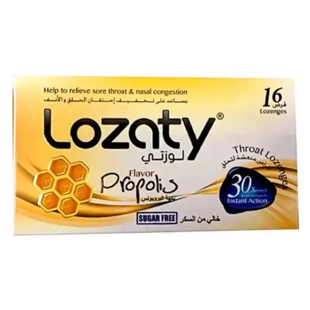 * Lozaty Suger Free Propolis Lozenges 16's