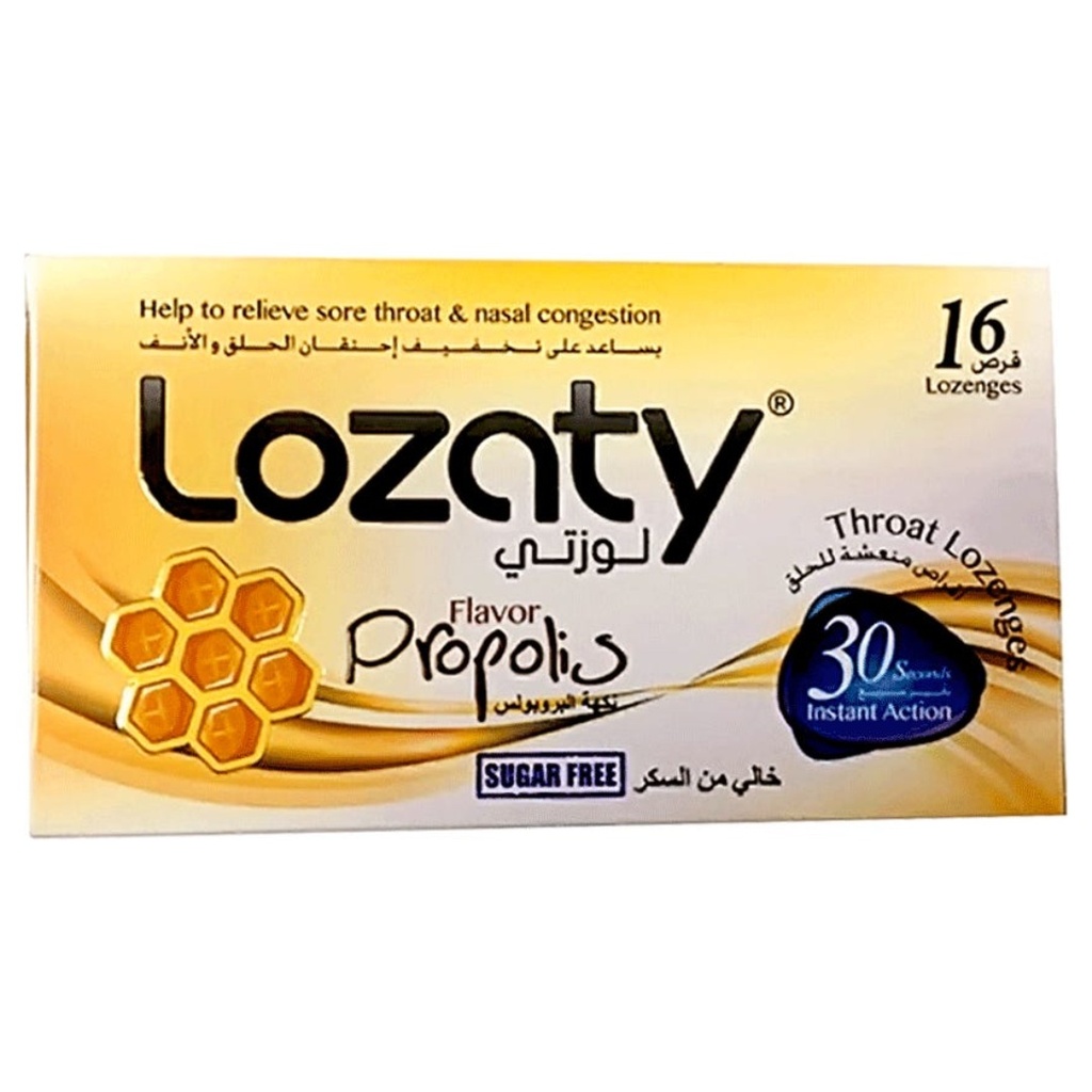 * Lozaty Suger Free Propolis Lozenges 16's
