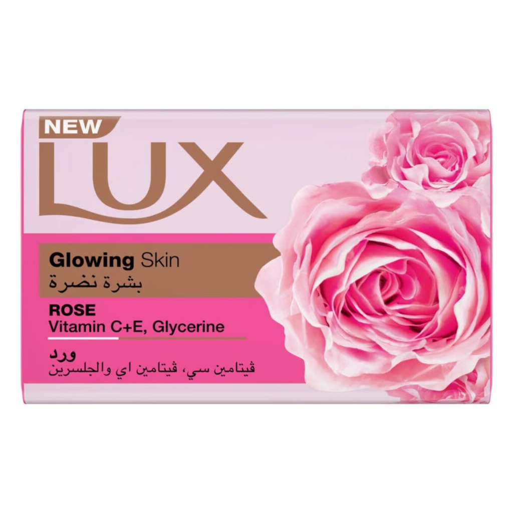 * Lux Soap Glowing Skin Rose Bar, 75g
