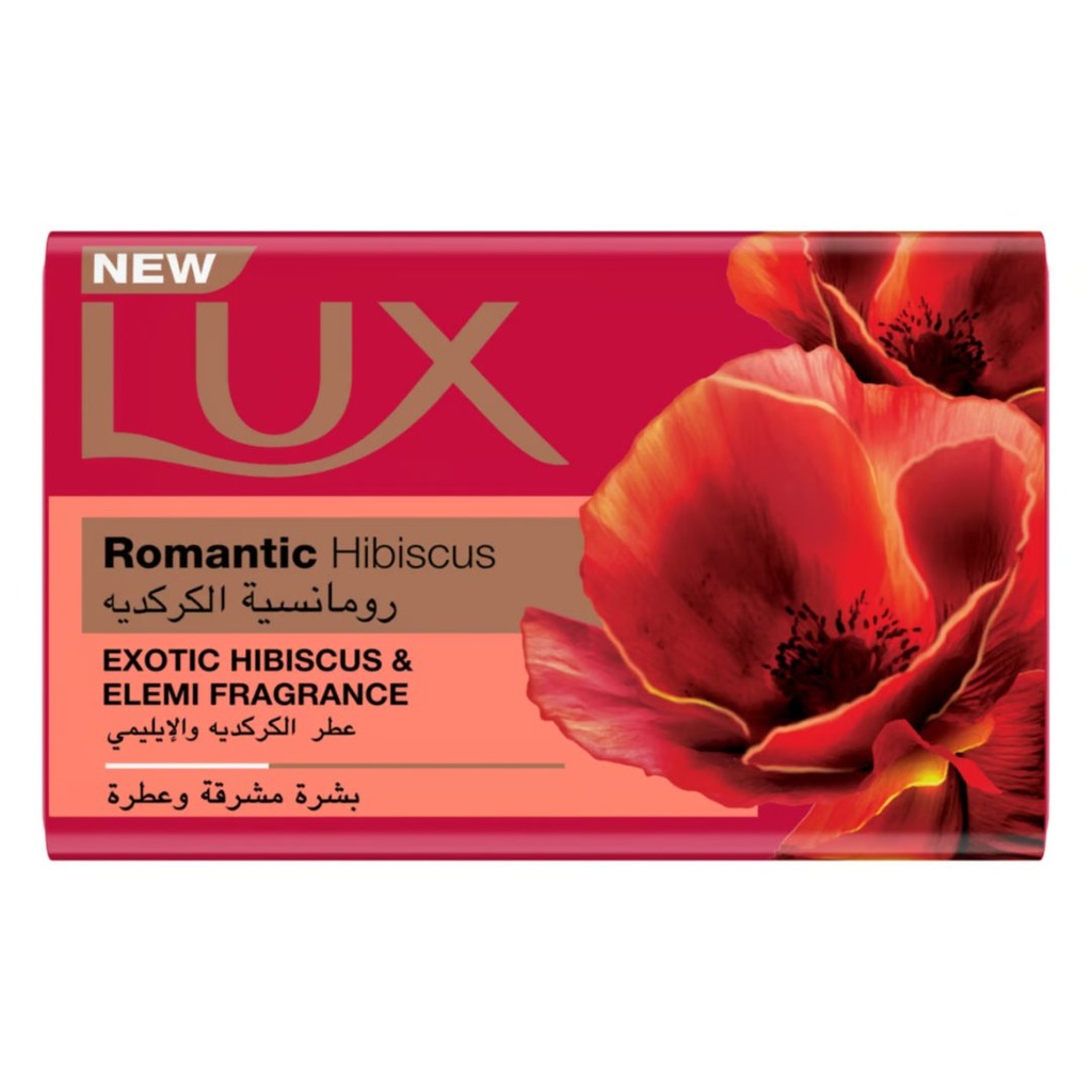 * Lux Soap Romantic Hibiscus Bar, 120g
