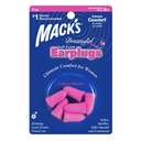 * Mack's Dreamgirl Soft Foam Earplugs - Pink, 3 Pair