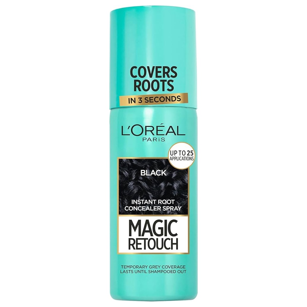 * Loreal Magic Retouch Black Hair Color Spray, 75ml