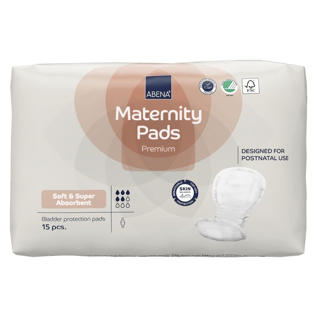 * Abena Maternity Pads Super, 15’s