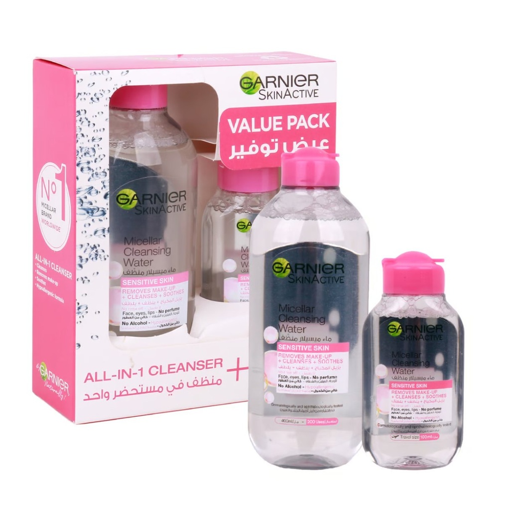 * Garnier Micellar Cleansing Water, 400ml+100ml Free