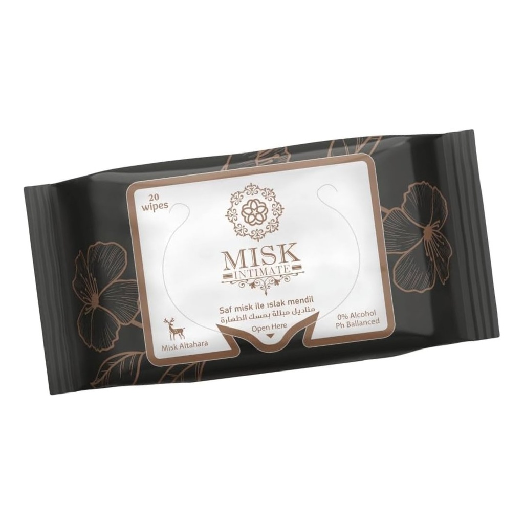 * Misk Wipes, Alcohol-Free, 20's