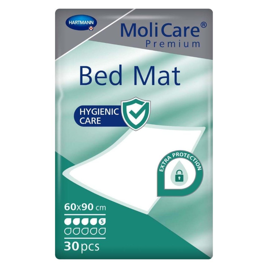 * Molicare Premium Bed Mat 60x90cm, 30's - 5 Drops