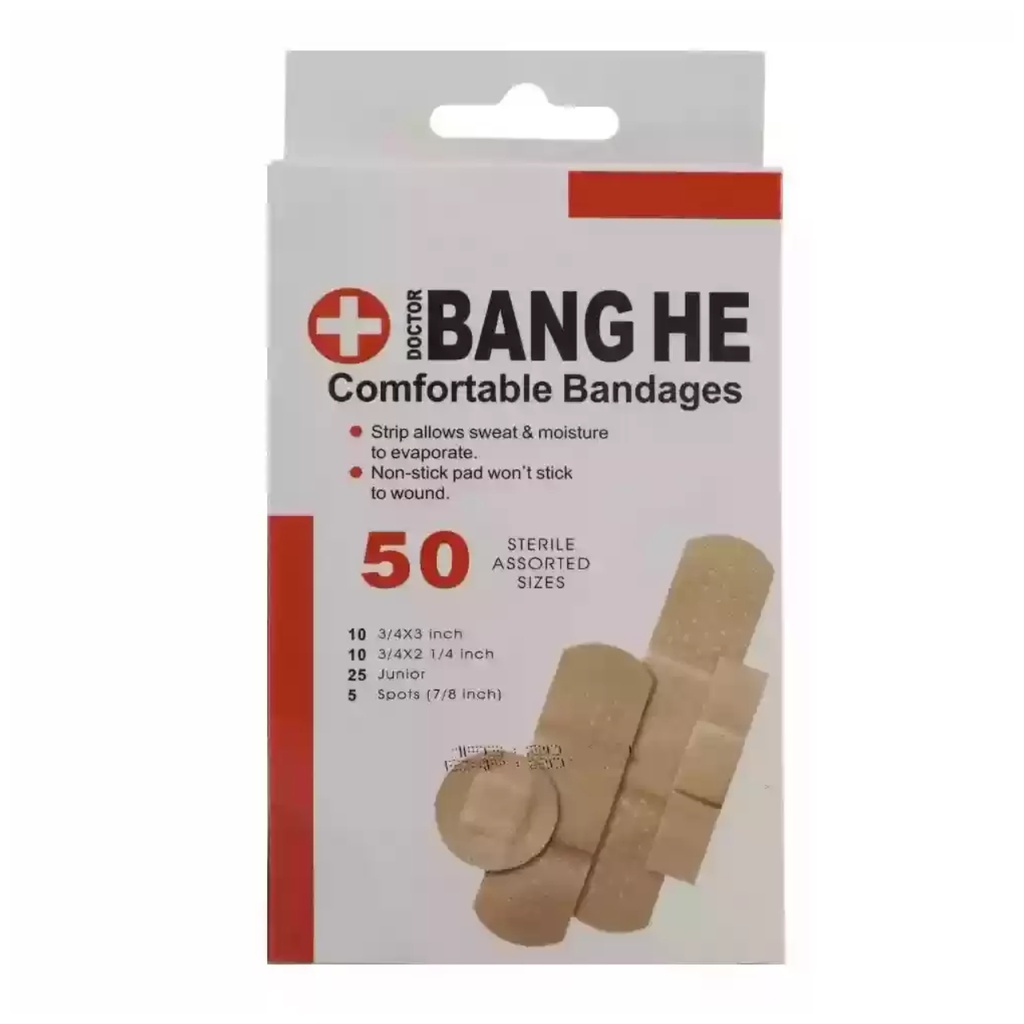 * Medco Doctor Bandages 4 Different Shapes, 50's